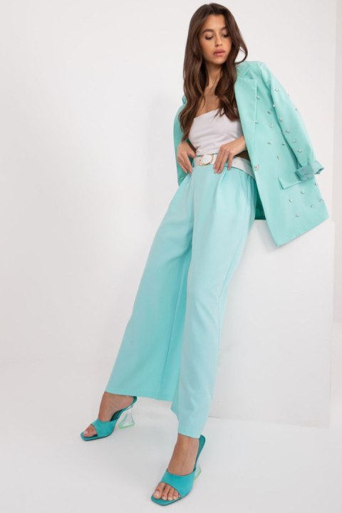 Spodnie Damskie Model DHJ-SP-5583.88 Mint - Italy Moda - uniwersalny Spodnie Damskie Model DHJ-SP-5583.88 Mint - Italy Moda - uniwersalny