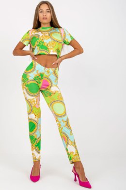 Spodnie Komplet Model DHJ-KMPL-15832.88 Light Green - Italy Moda - uniwersalny