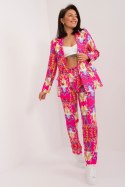 Spodnie Komplet Model DHJ-KMPL-17131.32X Dark Pink - Italy Moda - s Spodnie Komplet Model DHJ-KMPL-17131.32X Dark Pink - Italy Moda - s