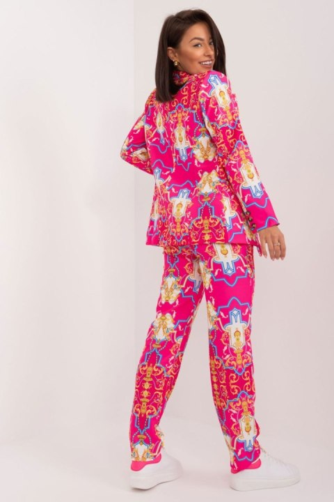Spodnie Komplet Model DHJ-KMPL-17131.32X Dark Pink - Italy Moda - s Spodnie Komplet Model DHJ-KMPL-17131.32X Dark Pink - Italy Moda - s