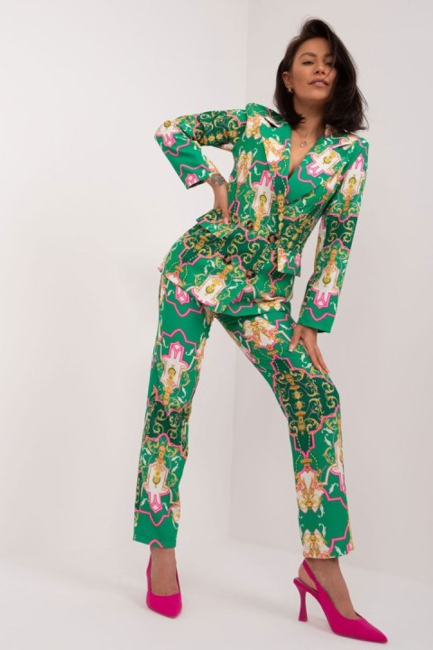Spodnie Komplet Model DHJ-KMPL-17131.32X Green - Italy Moda - s Spodnie Komplet Model DHJ-KMPL-17131.32X Green - Italy Moda - s