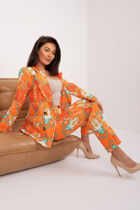 Spodnie Komplet Model DHJ-KMPL-17131.32X Orange - Italy Moda - s Spodnie Komplet Model DHJ-KMPL-17131.32X Orange - Italy Moda - s