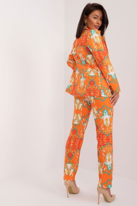Spodnie Komplet Model DHJ-KMPL-17131.32X Orange - Italy Moda - s Spodnie Komplet Model DHJ-KMPL-17131.32X Orange - Italy Moda - s