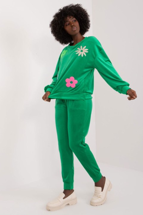 Spodnie Komplet Model DHJ-KMPL-8655.05 Green - Italy Moda - uniwersalny Spodnie Komplet Model DHJ-KMPL-8655.05 Green - Italy Moda - uniwersalny