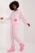 Spodnie Komplet Model DHJ-KMPL-8655.05 Light Pink - Italy Moda - uniwersalny Spodnie Komplet Model DHJ-KMPL-8655.05 Light Pink - Italy Moda - uniwersalny