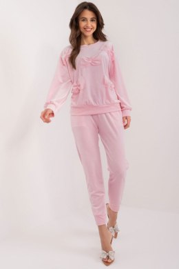 Spodnie Komplet Model DHJ-KMPL-8850.68 Light Pink - Italy Moda - uniwersalny
