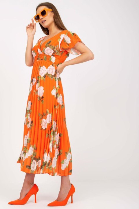 Sukienka Model DHJ-SK-15722.67P Orange - Italy Moda - uniwersalny Sukienka Model DHJ-SK-15722.67P Orange - Italy Moda - uniwersalny