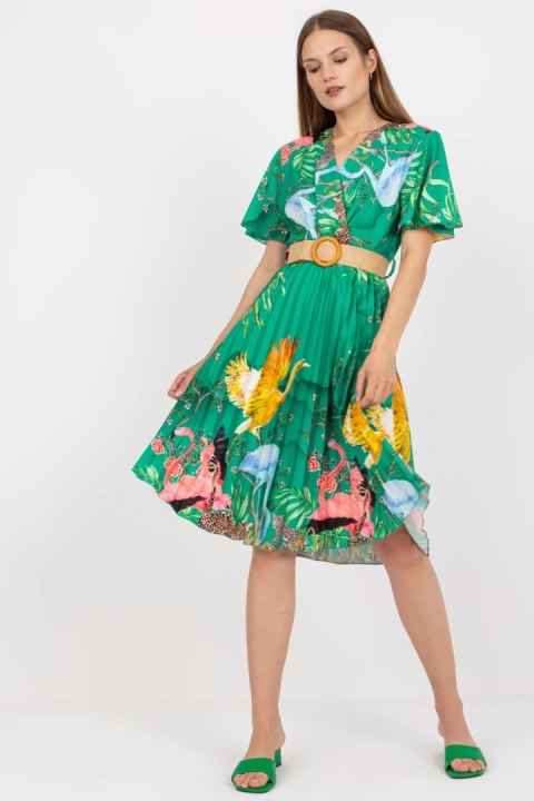 Sukienka Model DHJ-SK-15817.32 Green - Italy Moda - uniwersalny Sukienka Model DHJ-SK-15817.32 Green - Italy Moda - uniwersalny