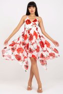 Sukienka Model DHJ-SK-15952-1.24X White/Red - Italy Moda - uniwersalny Sukienka Model DHJ-SK-15952-1.24X White/Red - Italy Moda - uniwersalny