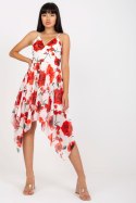 Sukienka Model DHJ-SK-15952-1.24X White/Red - Italy Moda - uniwersalny Sukienka Model DHJ-SK-15952-1.24X White/Red - Italy Moda - uniwersalny