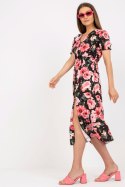Sukienka Model DHJ-SK-7006.48 Black/Red - Italy Moda - uniwersalny