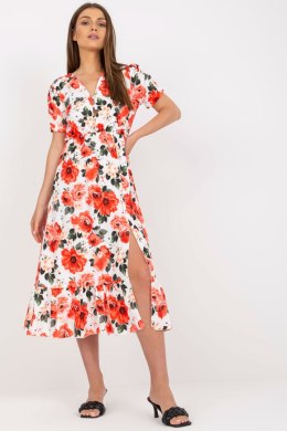 Sukienka Model DHJ-SK-7006-5.77 White/Red - Italy Moda - uniwersalny