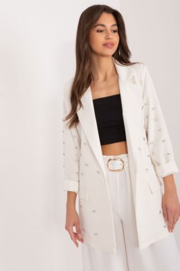 Marynarka Model DHJ-MA-18251.42 Ecru - Italy Moda - uniwersalny