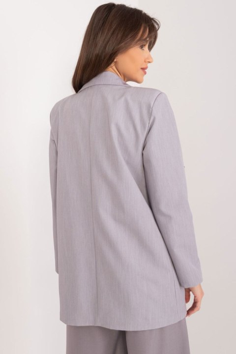 Marynarka Model DHJ-MA-18251.47 Grey - Italy Moda - uniwersalny Marynarka Model DHJ-MA-18251.47 Grey - Italy Moda - uniwersalny