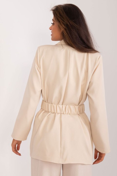 Marynarka Model DHJ-MA-18973.60 Light Beige - Italy Moda - uniwersalny Marynarka Model DHJ-MA-18973.60 Light Beige - Italy Moda - uniwersalny