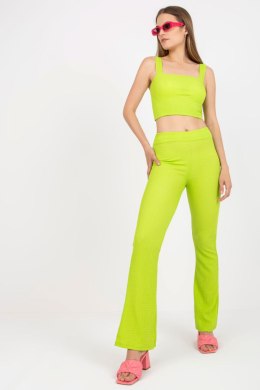 Spodnie Komplet Model DHJ-KMPL-15828 Limonka - Italy Moda - uniwersalny