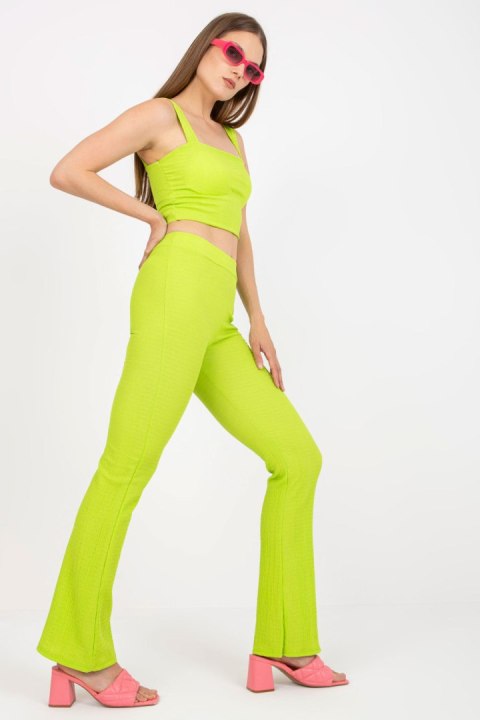 Spodnie Komplet Model DHJ-KMPL-15828 Limonka - Italy Moda - uniwersalny Spodnie Komplet Model DHJ-KMPL-15828 Limonka - Italy Moda - uniwersalny