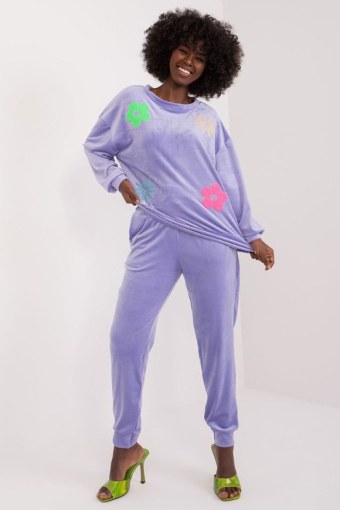 Spodnie Komplet Model DHJ-KMPL-8655.05 Light Violet - Italy Moda - uniwersalny Spodnie Komplet Model DHJ-KMPL-8655.05 Light Violet - Italy Moda - uniwersalny