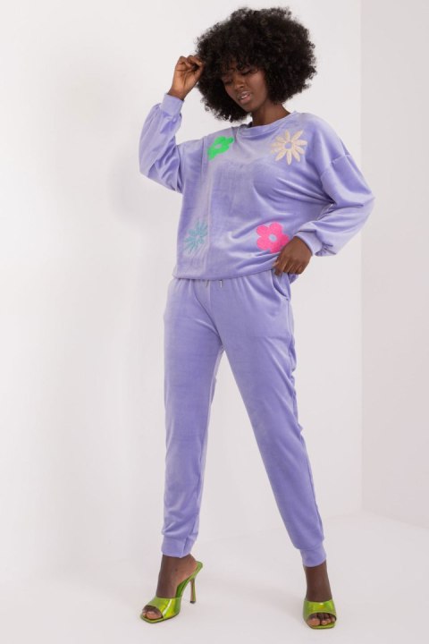 Spodnie Komplet Model DHJ-KMPL-8655.05 Light Violet - Italy Moda - uniwersalny Spodnie Komplet Model DHJ-KMPL-8655.05 Light Violet - Italy Moda - uniwersalny