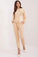 Spodnie Komplet Model DHJ-KMPL-8870.59 Beige - Italy Moda - uniwersalny Spodnie Komplet Model DHJ-KMPL-8870.59 Beige - Italy Moda - uniwersalny