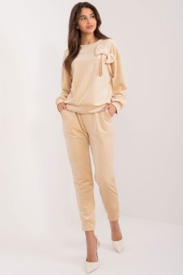 Spodnie Komplet Model DHJ-KMPL-8870.59 Beige - Italy Moda - uniwersalny
