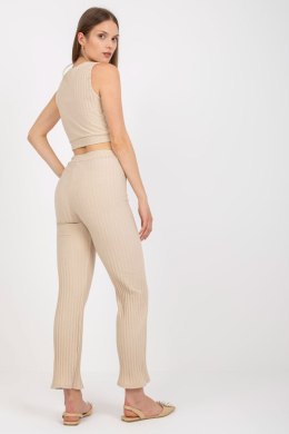 Spodnie Komplet Model DHJ-KMPL-9587.82 Beige - Italy Moda - uniwersalny