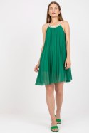 Sukienka Model DHJ-SK-0010.35 Dark Green - Italy Moda - uniwersalny Sukienka Model DHJ-SK-0010.35 Dark Green - Italy Moda - uniwersalny