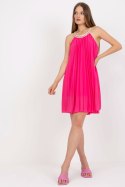 Sukienka Model DHJ-SK-0010.35 Fuksja - Italy Moda - uniwersalny