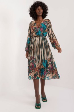 Sukienka Model DHJ-SK-10536N-6.47 Dark Green - Italy Moda - uniwersalny