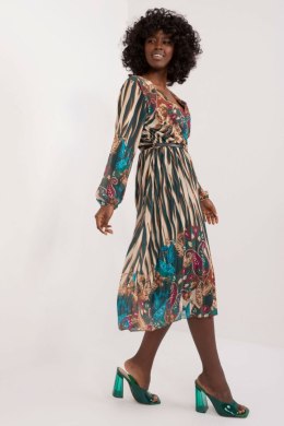 Sukienka Model DHJ-SK-10536N-6.47 Dark Green - Italy Moda - uniwersalny