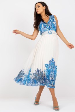 Sukienka Model DHJ-SK-13128.61 White/Blue - Italy Moda - uniwersalny