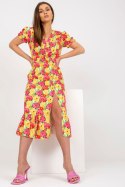Sukienka Model DHJ-SK-7006-3.39 Yellow - Italy Moda - uniwersalny