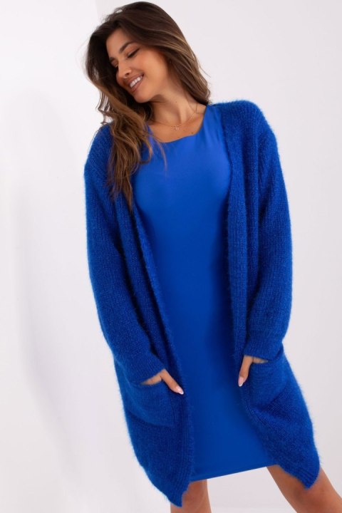 Sweter Kardigan Model DHJ-SW-1009.09P Cobalt - Italy Moda - uniwersalny Sweter Kardigan Model DHJ-SW-1009.09P Cobalt - Italy Moda - uniwersalny
