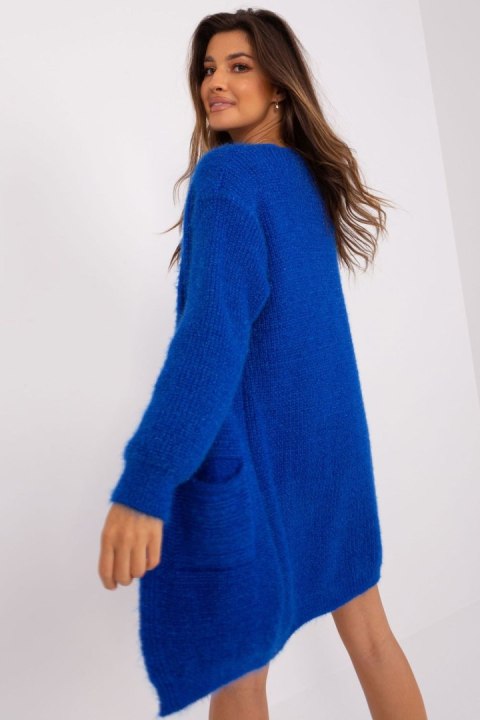 Sweter Kardigan Model DHJ-SW-1009.09P Cobalt - Italy Moda - uniwersalny Sweter Kardigan Model DHJ-SW-1009.09P Cobalt - Italy Moda - uniwersalny