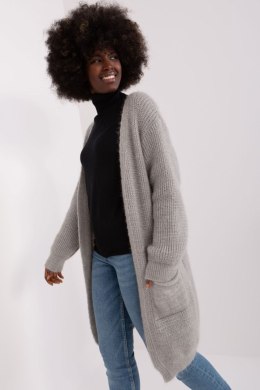 Sweter Kardigan Model DHJ-SW-1009.09P Grey - Italy Moda - uniwersalny