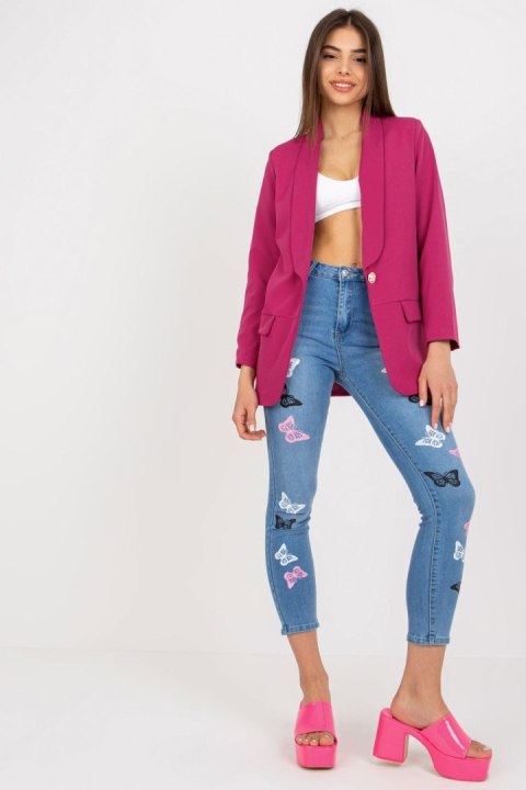 Żakiet Model DHJ-MA-15621.12X Fuksja - Italy Moda - L