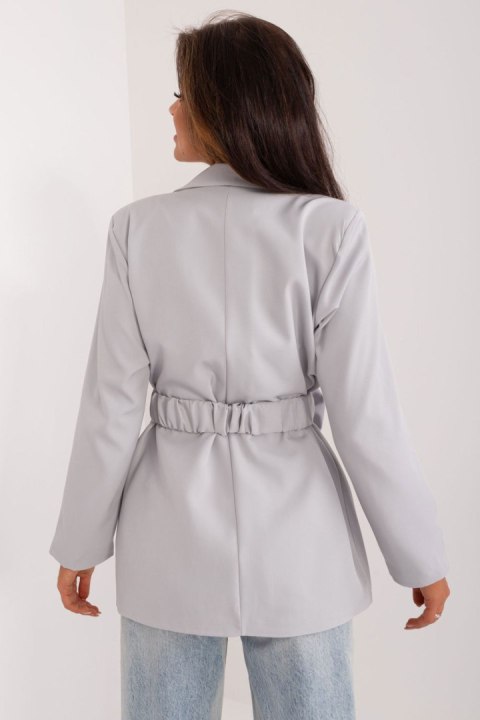 Marynarka Model DHJ-MA-18973.30 Grey - Italy Moda - uniwersalny Marynarka Model DHJ-MA-18973.30 Grey - Italy Moda - uniwersalny