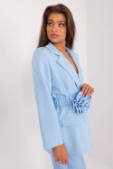 Marynarka Model DHJ-MA-18973.30 Light Blue - Italy Moda - uniwersalny Marynarka Model DHJ-MA-18973.30 Light Blue - Italy Moda - uniwersalny
