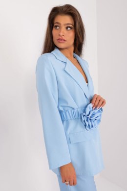 Marynarka Model DHJ-MA-18973.30 Light Blue - Italy Moda - uniwersalny