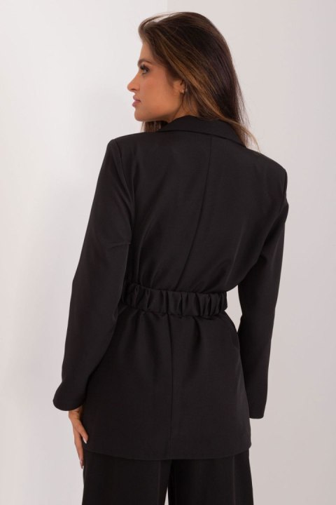 Marynarka Model DHJ-MA-18973.60 Black - Italy Moda - uniwersalny Marynarka Model DHJ-MA-18973.60 Black - Italy Moda - uniwersalny