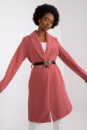Płaszcz Damski Model DHJ-PL-2861.91 Dark Pink - Italy Moda - uniwersalny