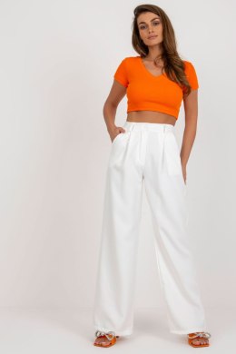 Spodnie Damskie Model DHJ-SP-15679-1.29X Ecru - Italy Moda - L