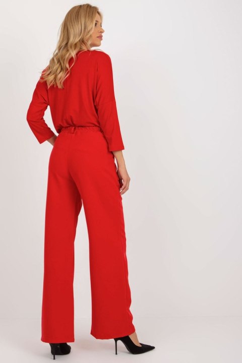 Spodnie Damskie Model DHJ-SP-15679-1.35X Red - Italy Moda - M Spodnie Damskie Model DHJ-SP-15679-1.35X Red - Italy Moda - M