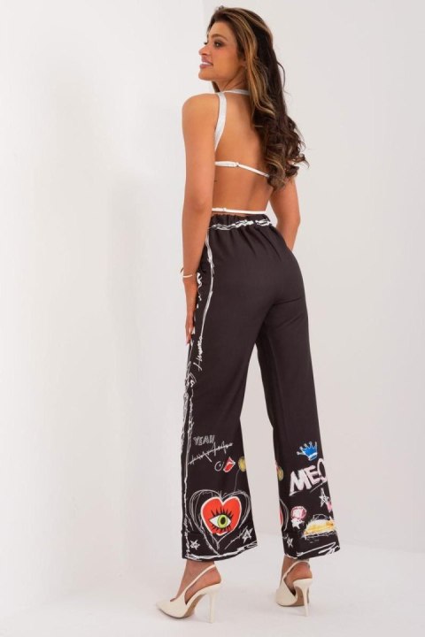 Spodnie Damskie Model DHJ-SP-18857-1.32 Black - Italy Moda - uniwersalny Spodnie Damskie Model DHJ-SP-18857-1.32 Black - Italy Moda - uniwersalny