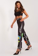 Spodnie Damskie Model DHJ-SP-18857.31 Black - Italy Moda - uniwersalny Spodnie Damskie Model DHJ-SP-18857.31 Black - Italy Moda - uniwersalny