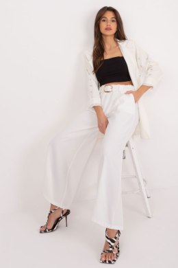Spodnie Damskie Model DHJ-SP-5583.97 Ecru - Italy Moda - uniwersalny