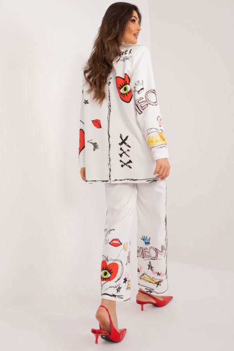 Spodnie Komplet Model DHJ-KMPL-18857-1.08X Ecru - Italy Moda - uniwersalny