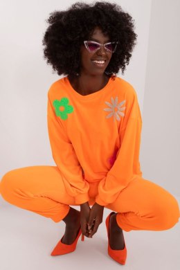 Spodnie Komplet Model DHJ-KMPL-8655.05 Fluo Orange - Italy Moda - uniwersalny