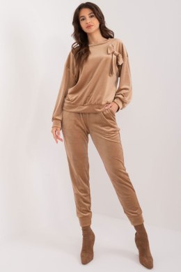 Spodnie Komplet Model DHJ-KMPL-8870.59 Dark Beige - Italy Moda - uniwersalny