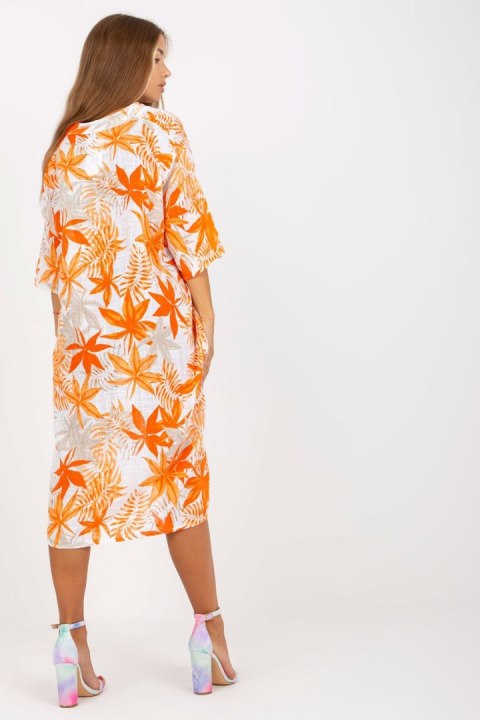 Sukienka Model DHJ-SK-1077.84 Orange - Italy Moda - uniwersalny